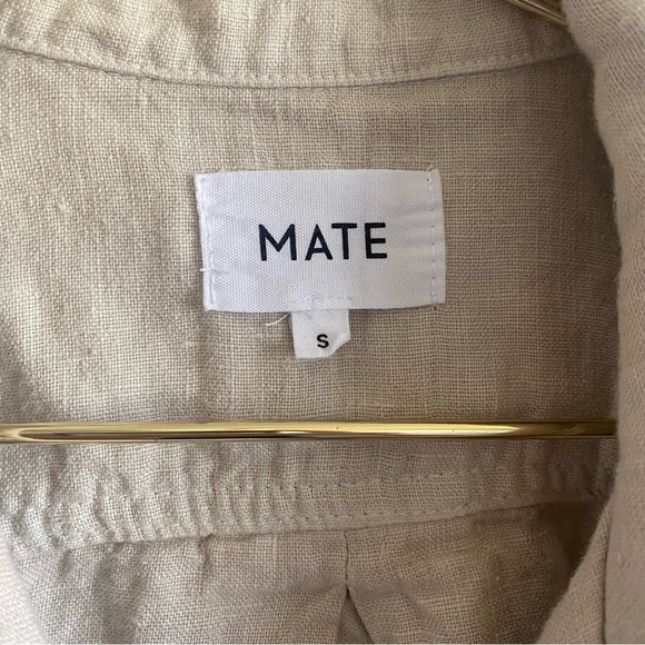MATE THE LABEL LINEN BOXY TOP - Picture 6 of 7
